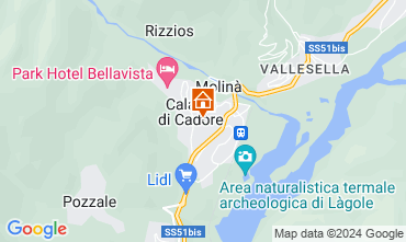 Mapa Cortina d'Ampezzo Apartamentos 26458
