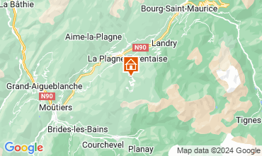 Mapa La Plagne Chal 123096