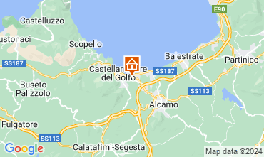 Mapa Castellammare del Golfo Vivenda 117696