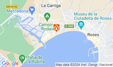 Mapa Rosas Apartamentos 95336