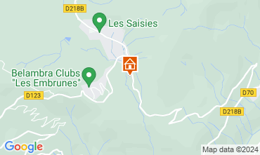 Mapa Les Saisies Chalé 2720