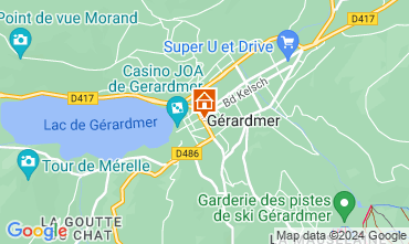 Mapa Gérardmer Chalé 129120