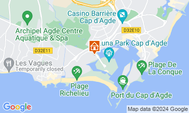 Mapa Cap d'Agde Apartamentos 6186