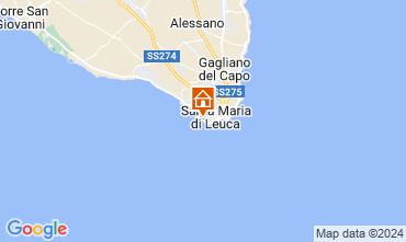 Mapa Santa Maria di Leuca Apartamentos 79234