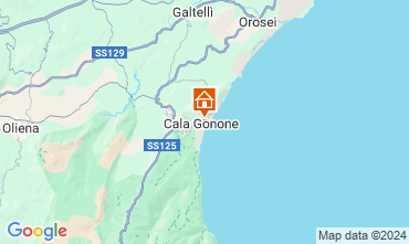 Mapa Cala Gonone Apartamentos 129186