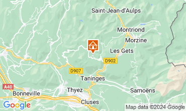 Mapa Praz de Lys Sommand Apartamentos 126970