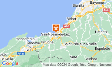 Mapa Saint Jean de Luz Apartamentos 89774