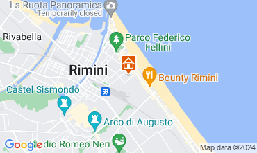 Mapa Rimini Apartamentos 32172