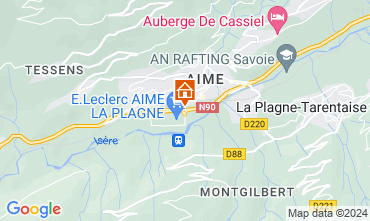 Mapa La Plagne Estdio 27285